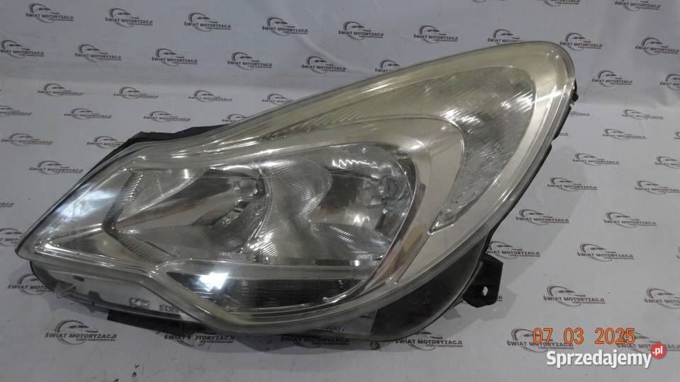 OPEL CORSA D LIFT 12r lampa lewy przód 13392707 sprzedam