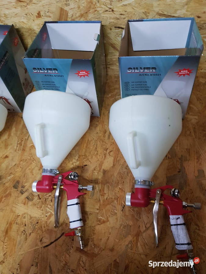 PISTOLET DO TYNKOWANIA Malowania PLASTIK SILVER wielkopolskie