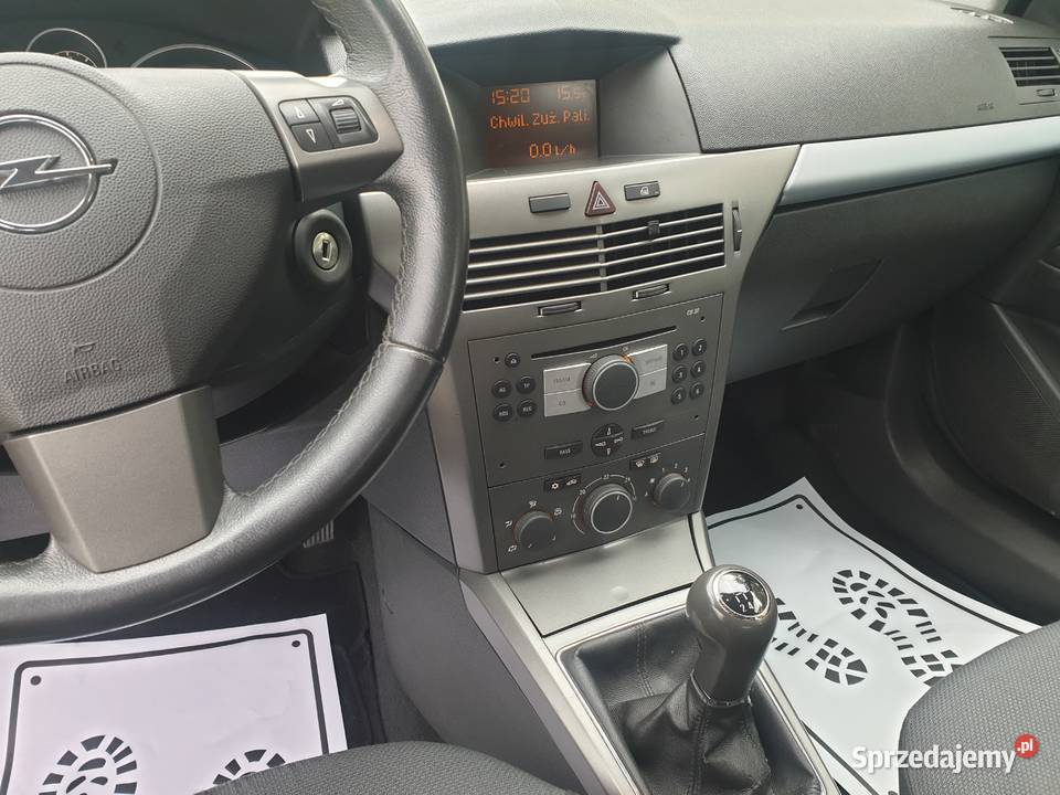 Opel Astra H 17 CDTI 2006r Klima Tempomat Alusy elektryczne szyby Astra Poznań