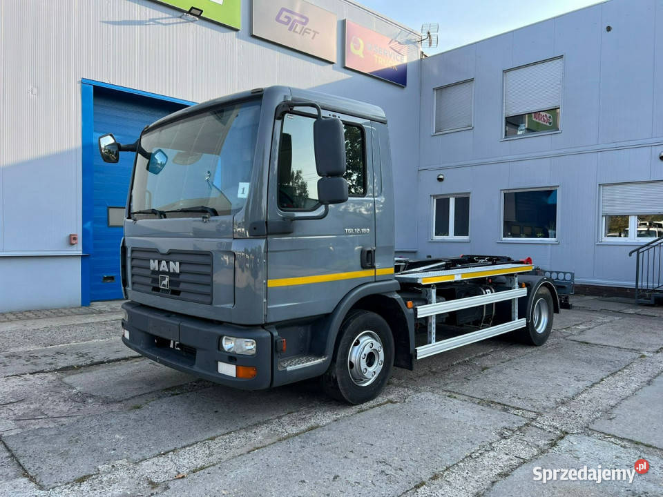 śmieciarki Man TGL 12180 hakowiec JancoGP Lift Sokołów