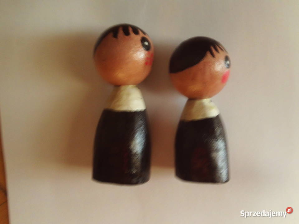Jacek i Agatka Drewniane figurki dwa rodzaje Kalisz