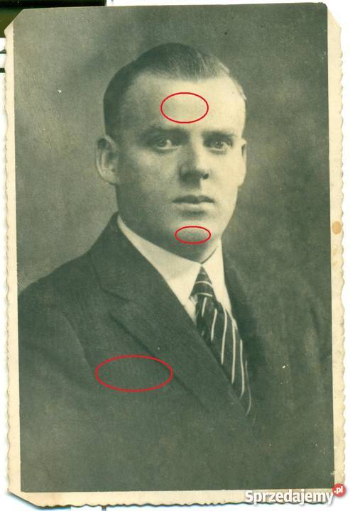 Stare zdjęcie ciekawy opis opis lata 20te 30te Ostrów Wielkopolski