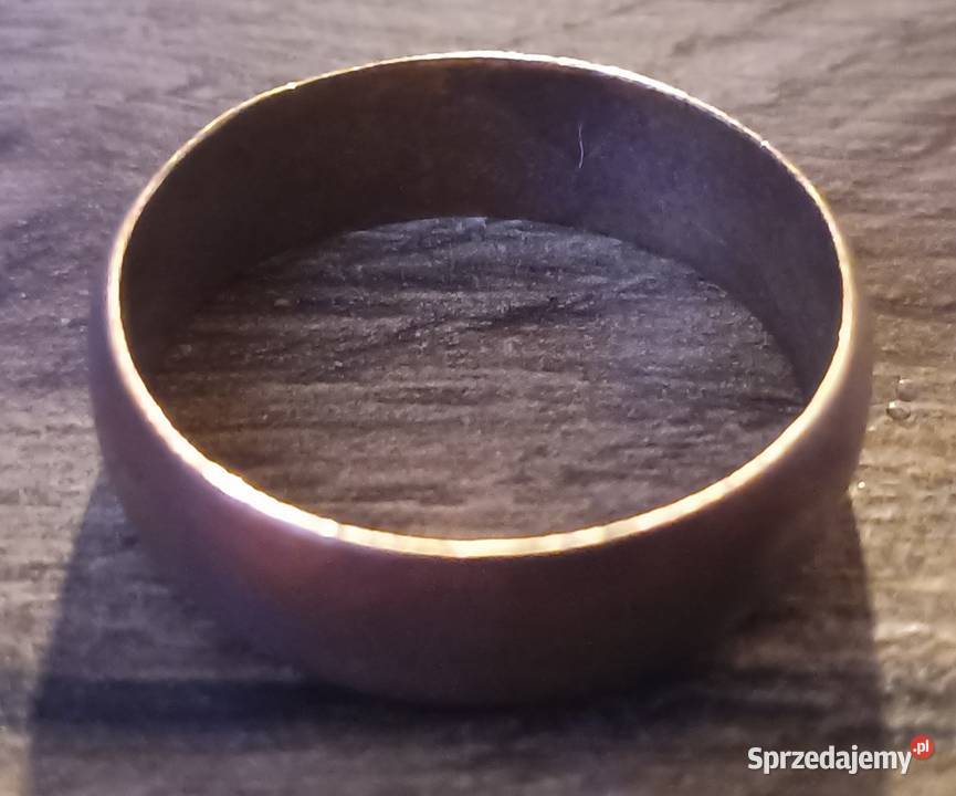 Obrączka Union gold scharnier stara sygnet Antyki, Sztuka, Kolekcje Zbylitowska Góra