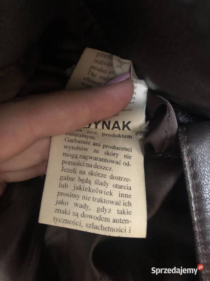Płaszcz skórzany Kurtki i płaszcze Chełm Żarski