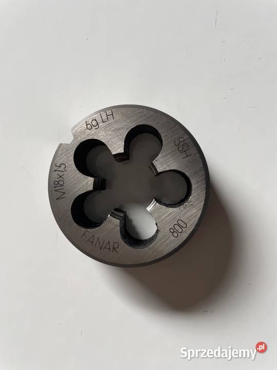 Narzynka M18x15 6g LH HSS 800 FANAR Czarnożyły