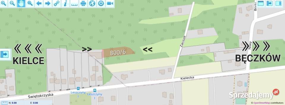 Działka budowlana Bęczków 13 Kielc budowlana
