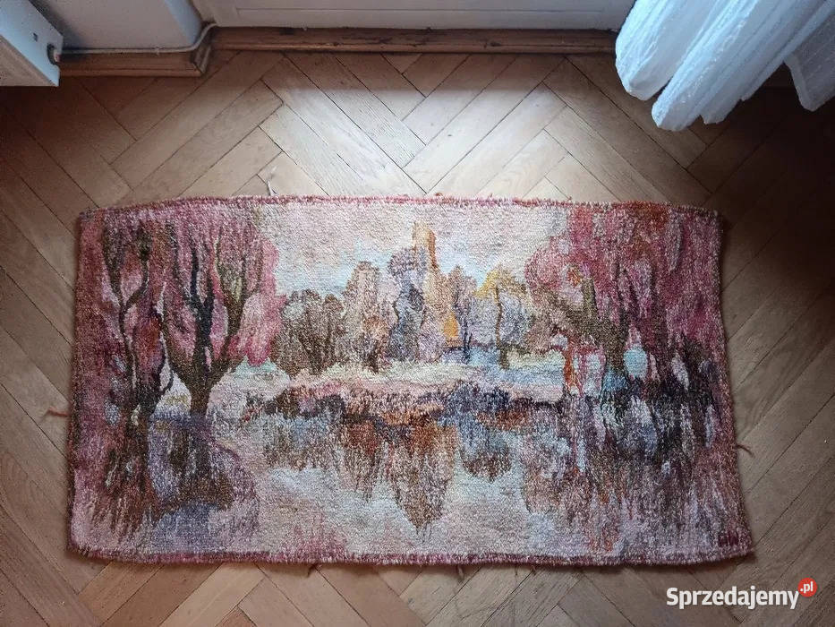 gobelin tkany Cepelia Helena Walczak wełna małopolskie Kraków