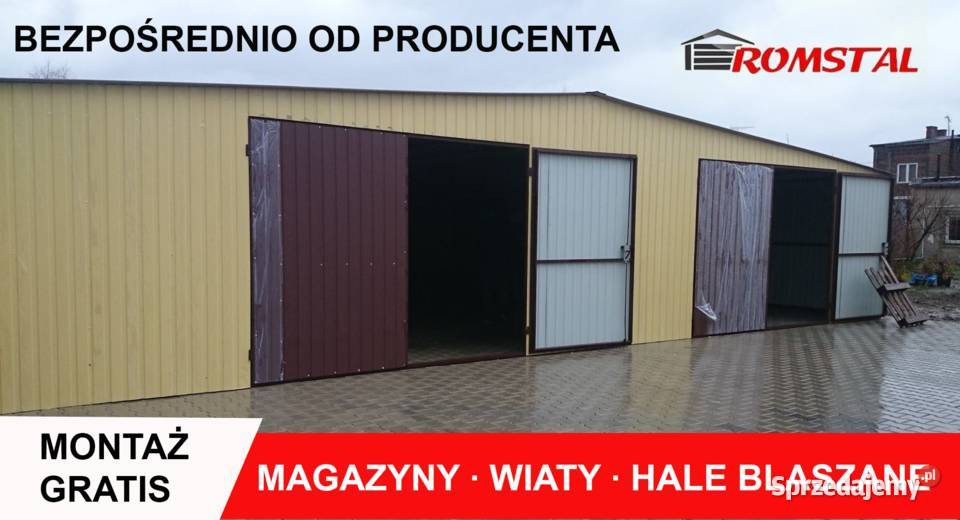 Garaż Blaszany 15x6 Wiata Magazyn Blaszany Pozostałe Konin