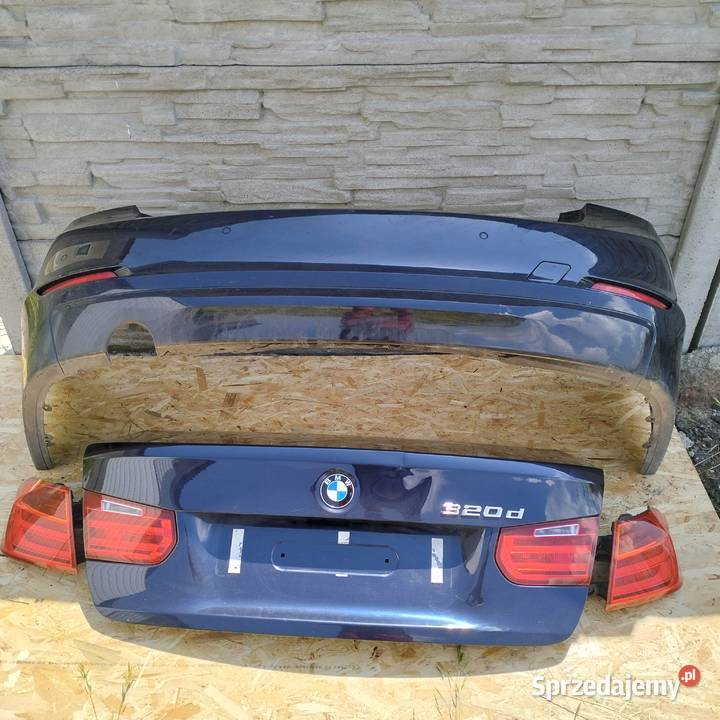 BMW F30 TYŁ KLAPA ZDERZAK LAMPY KOMPLET Żukowo