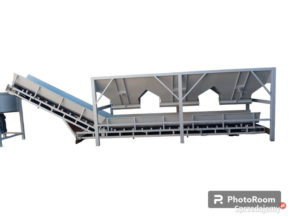 węzeł betoniarski z ładowarką mobilny Jastrząb