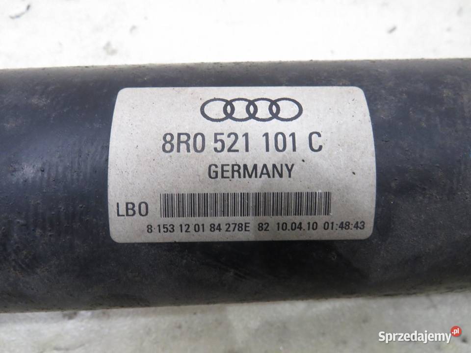 WAŁ NAPĘDOWY AUDI Q5 8R 32 FSI 8R0521101C sprzedam