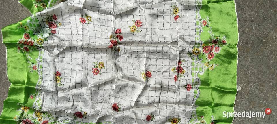 Szal apaszka 5 PRL Koło