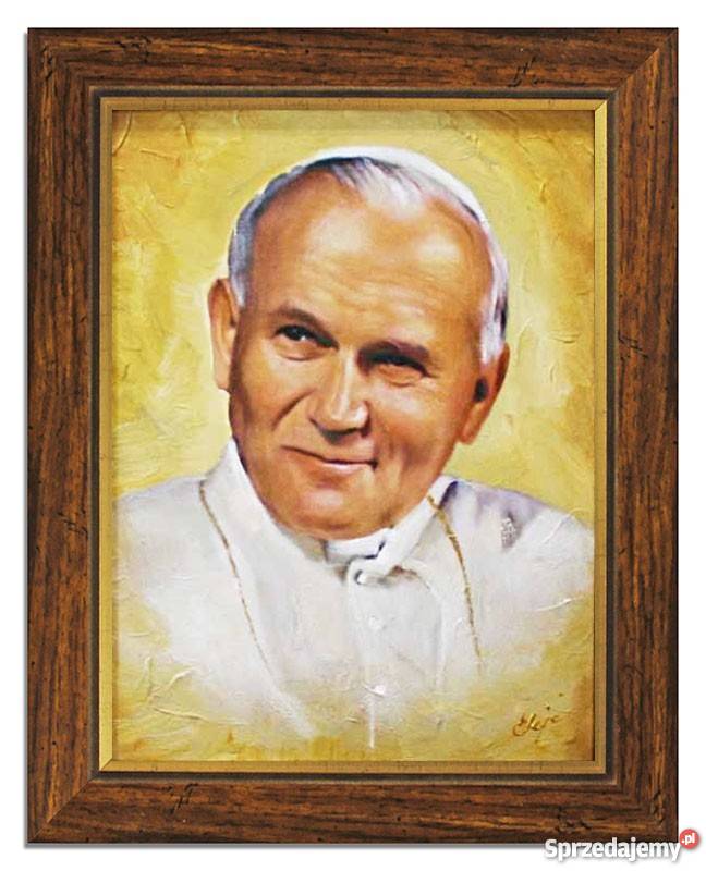 obraz olejny papież św. Jan Paweł II