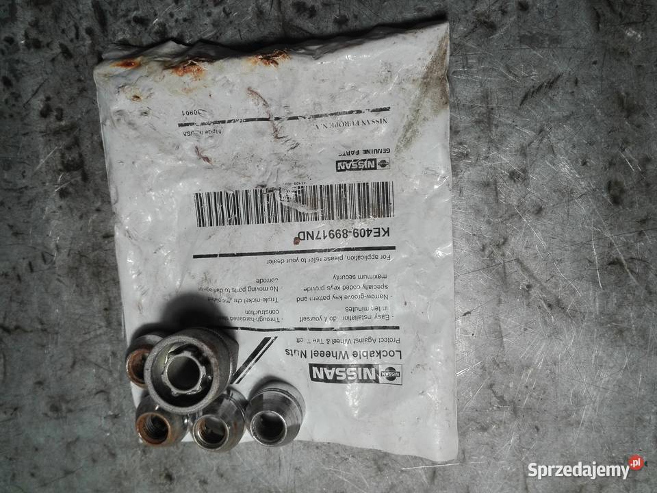 Nakrętki Nissa antykradzieżowe antyzłodziejki Pozostałe Ryki