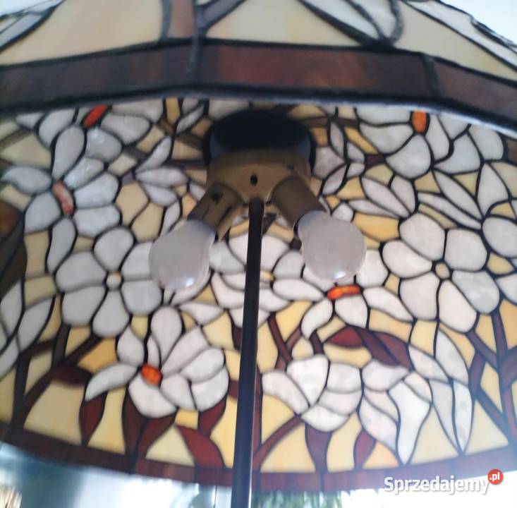 Mosiężna lampa witrażowa dolnośląskie Legnica sprzedam
