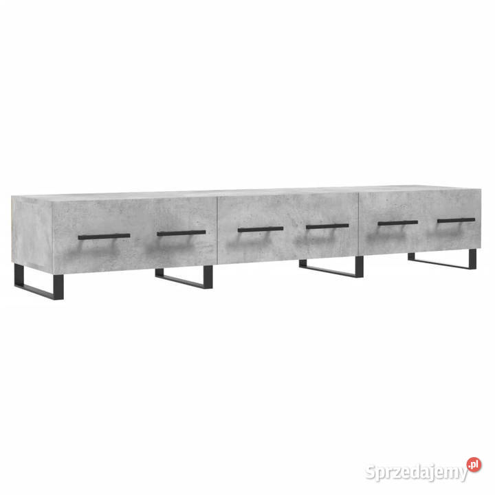 Szafka pod telewizor szarość betonu 150x36x30 RTV Warszawa