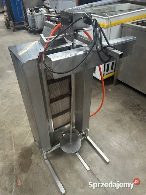 Gyros opiekacz gazowy do kebaba 4 palniki wsad Głogówko