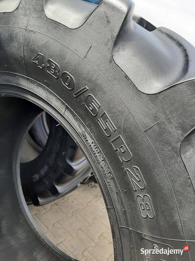 2x Opona używana rolnicza 48065R28 FIRESTONE 900 podlaskie Zaścianki