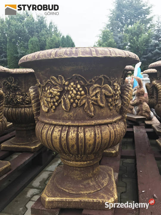 Duża doniczka betonowa na kwiaty donica z betonu Rzeszów sprzedam