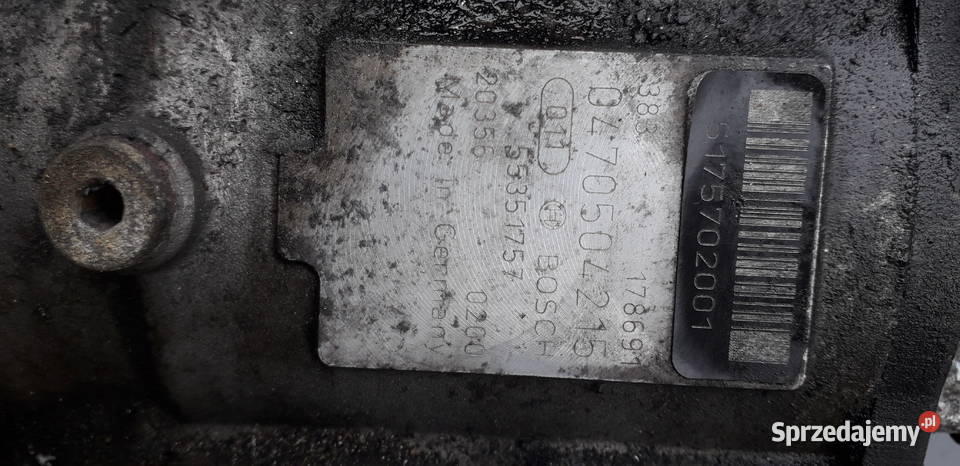Pompa wtryskowa Opel Vectra C 22 DTI 5175702001 osobowe małopolskie Żabno
