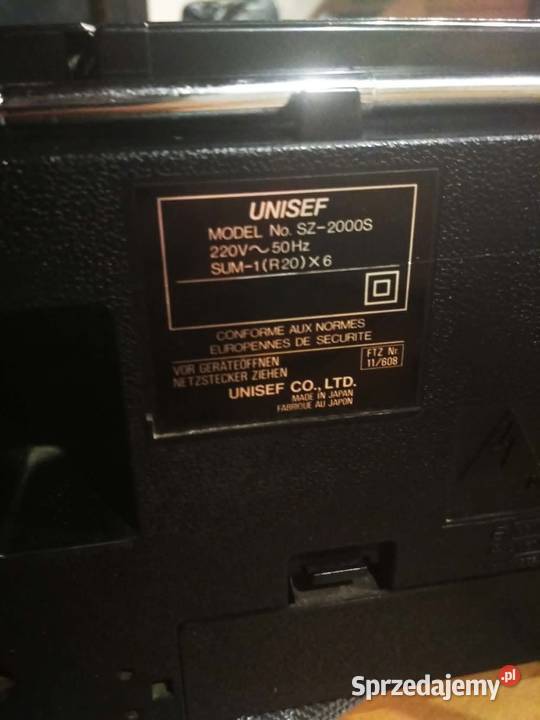 Unisef SZ2000S Radiomagnetofon Jamnik Made In Rzeszów sprzedam