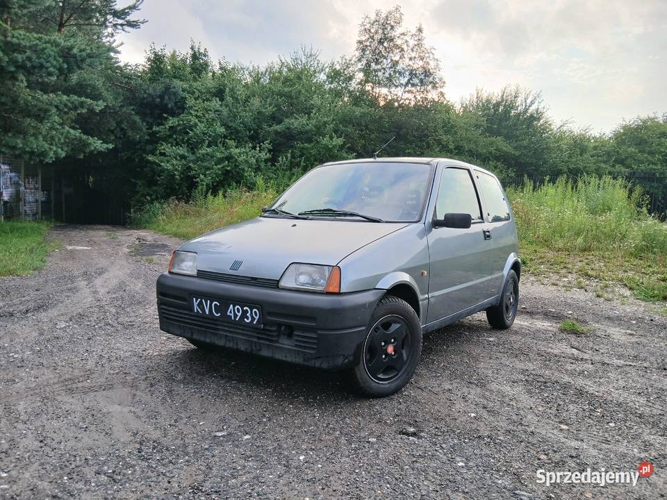 Fiat Cinquecento 900 1996r Czarne Blachy aluminiowe felgi Kraków sprzedam
