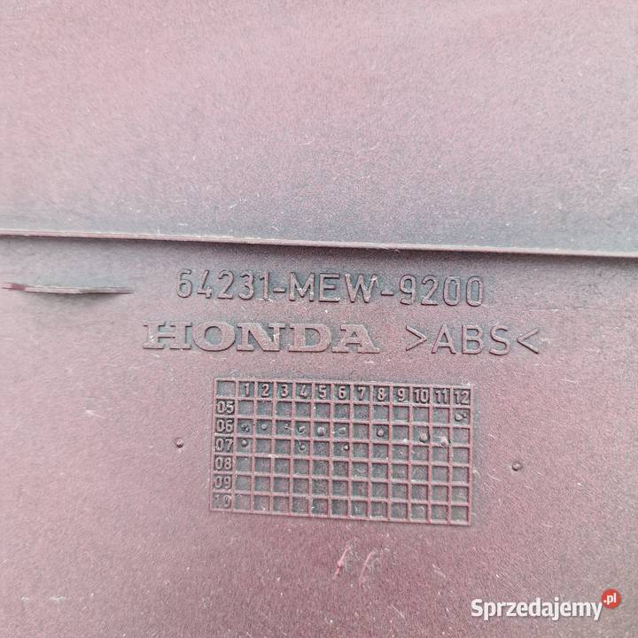 HONDA NTV 700 NT DEAUVILLE BOCZEK OWIEWKA PRAWA Bieleń