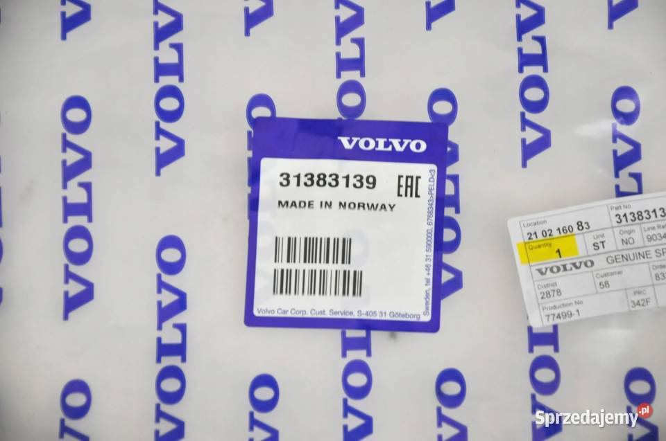 VOLVO S60 V60 RDESIGN prawa listwa zderzak przod Bielany Wrocławskie