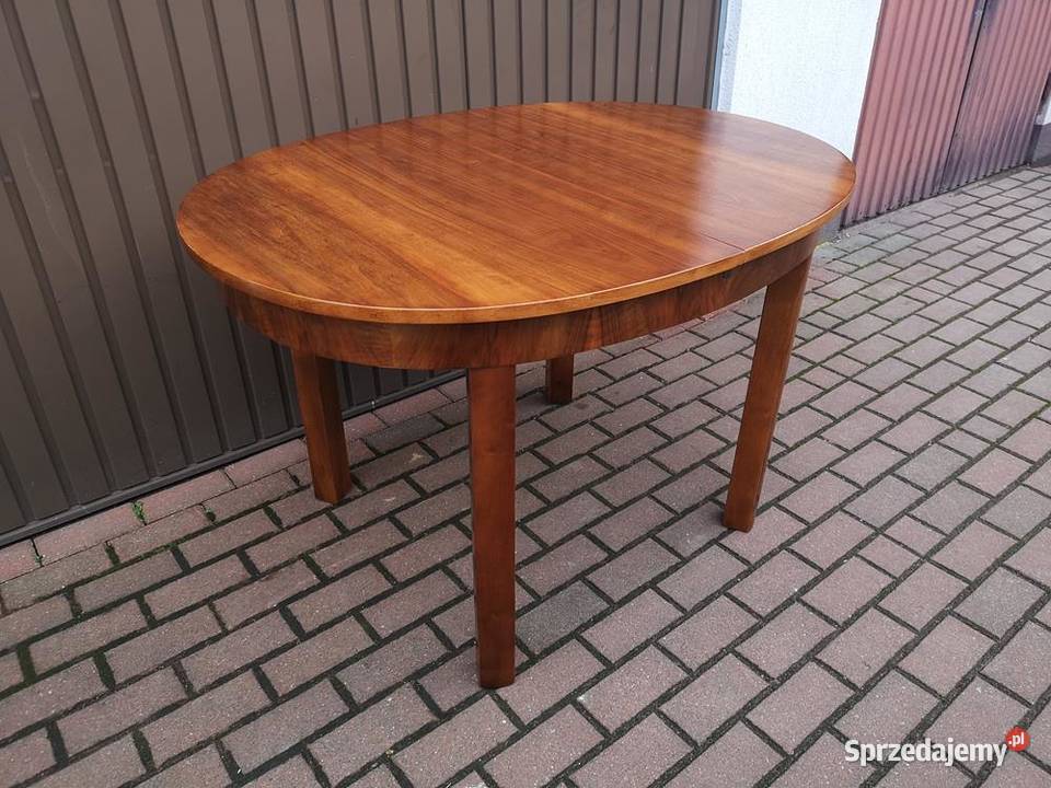 Stół ArtDeco Orzech Zgrabny Stary Antyk Swarzędz