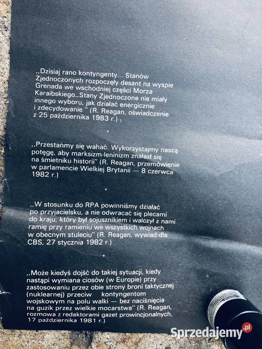 Plakat Dwa oblicza prezydenta łódzkie