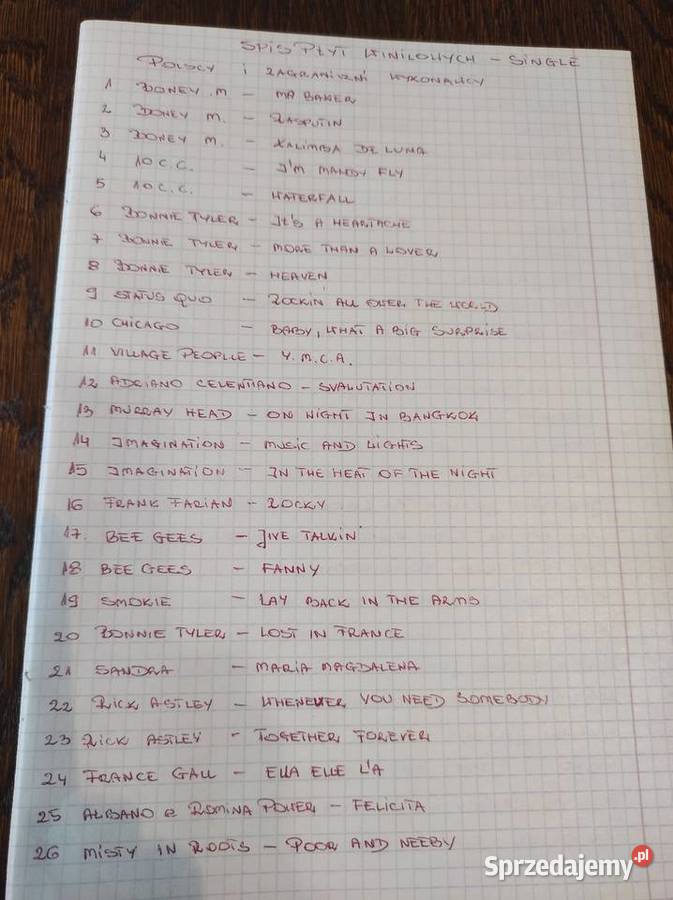 Płyty winylowe single Płyty i kasety Ostrów Wielkopolski