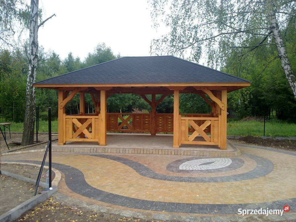 Altana drewniana Altanka ogrodowa 4x6 meble Jeleniów