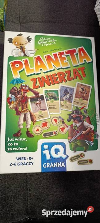gra planszowa IQ Granna Planeta Zwierząt Poznań sprzedam