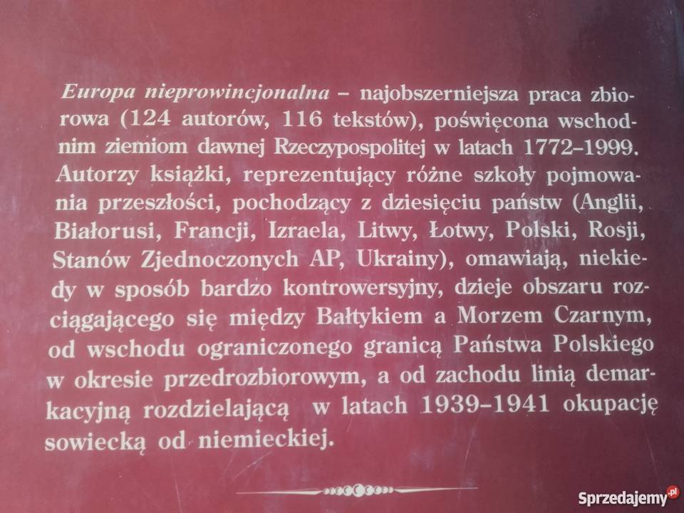 Europa nie prowincjonalna historia, archeologia