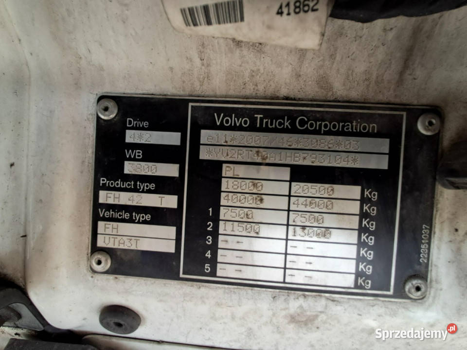 Volvo fh 500 510KM Samochody ciężarowe dolnośląskie Komorniki