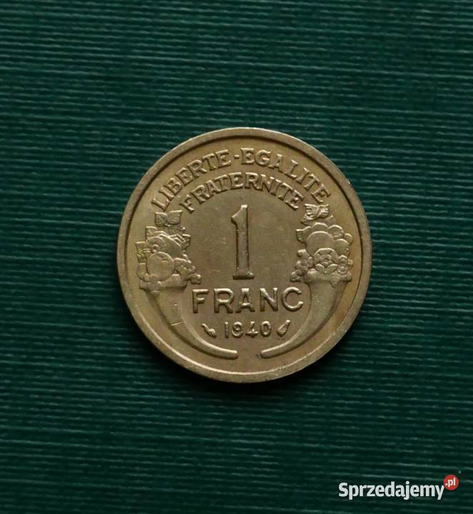 FRANCJA 1 frank 1940r Gliwice