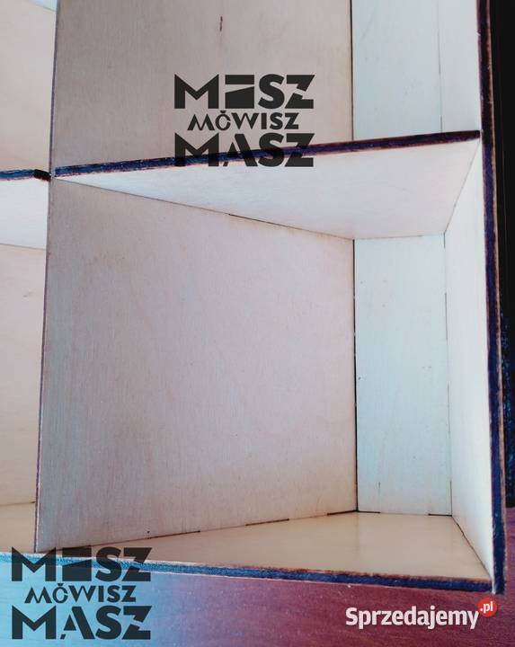 Szkatułkaorganizer na zegarki 3x3 grawer dowolny Racot