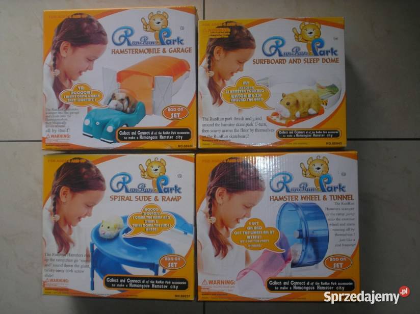 Zabawki ZHU ZHU PETS zestaw RUN RUN PARK komplet małopolskie Kraków