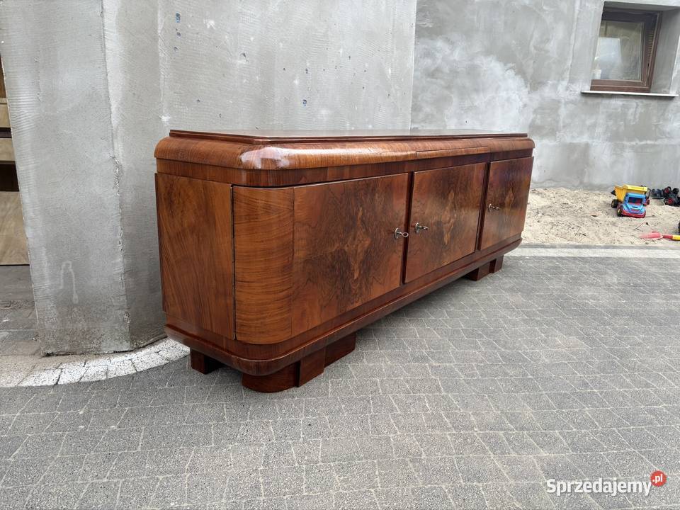 KomodaSzafka RTV Orzech 200 Art Deco Antyk małopolskie Kraków sprzedam