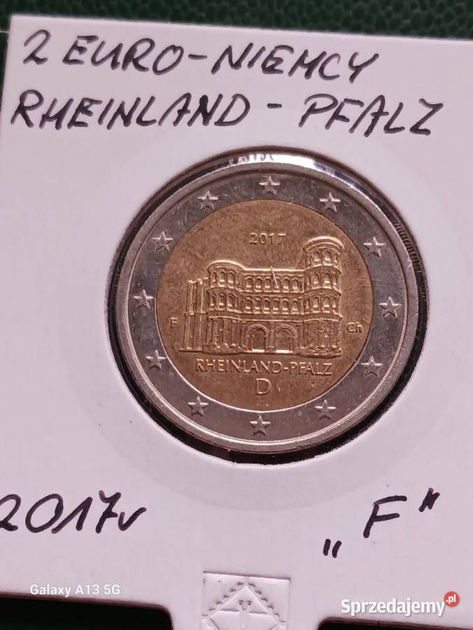 2 Euro Niemcy RheinlandPfalz2017 r men F Konin