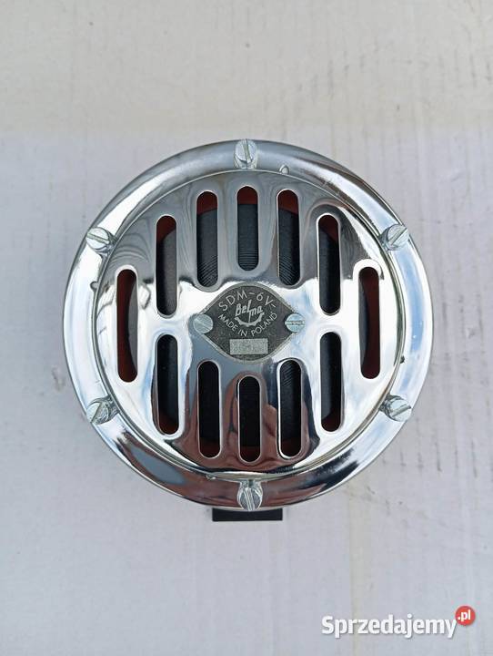 SYGNAŁ KLAKSON BELMA 6V JUNAK SHL CHROM Niemodlin