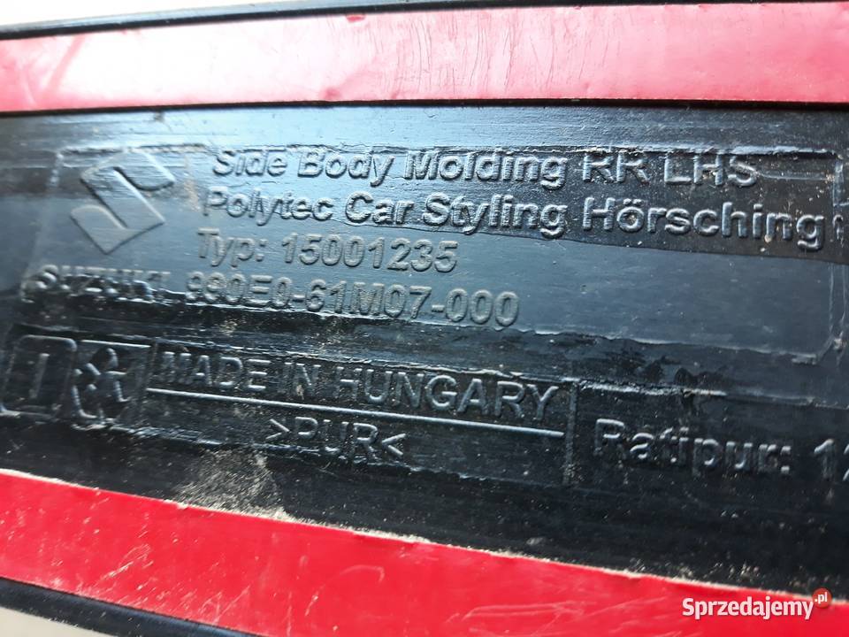 SUZUKI SX4 SCROSS LISTWA DRZWI LEWA PRZÓD sprzedam