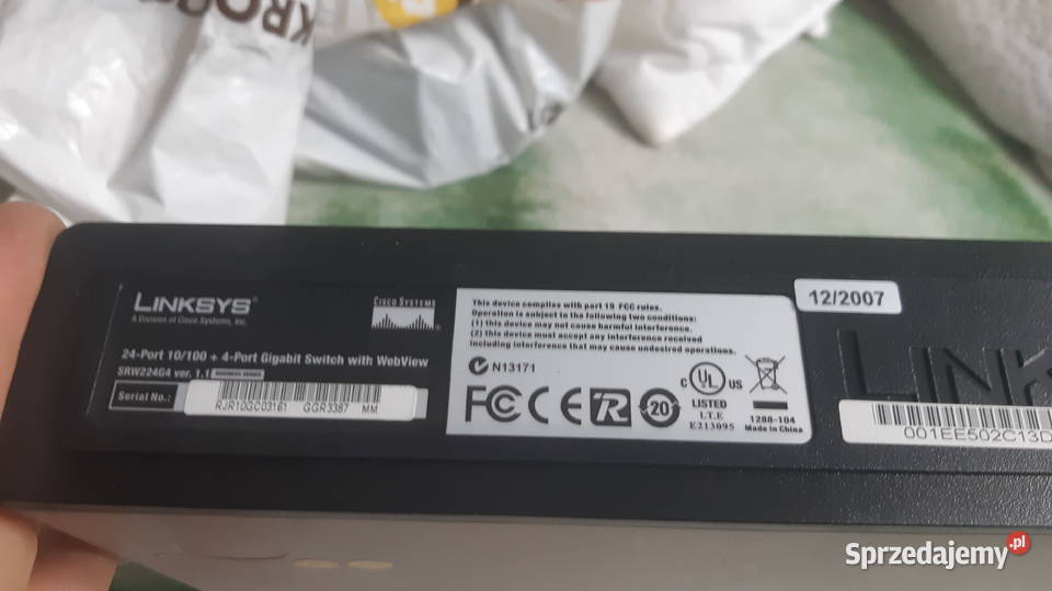 cisco linksys srw224g4 switch 24port tb100 4port Mosina