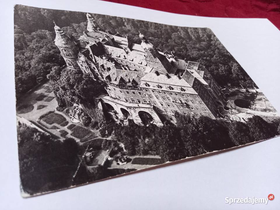 Stara widokówka ZAMEK KSIĄŻ Antyki, Sztuka, Kolekcje Świdnica