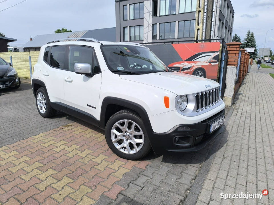 Jeep Renegade 14 Turbo 140 Limited Salon Polska światła do jazdy dziennej lubelskie Łuków