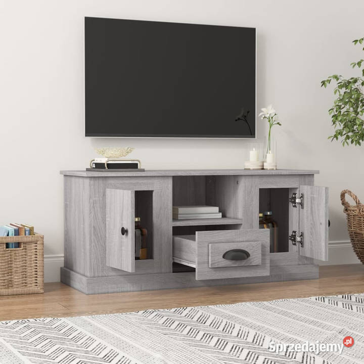 Szafka pod TV szary dąb sonoma 100x355x45 Warszawa