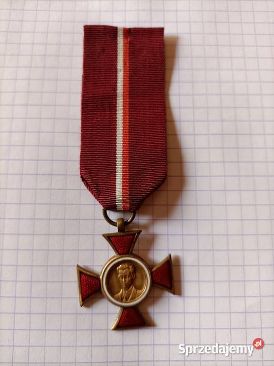 BRĄZOWY KRZYŻ IMIENIEM JANKA KRASICKIEGO Piszczac sprzedam