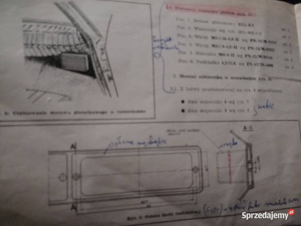 Instrukcja obsługi radia samochodowego Unitra Motoryzacja Kraków