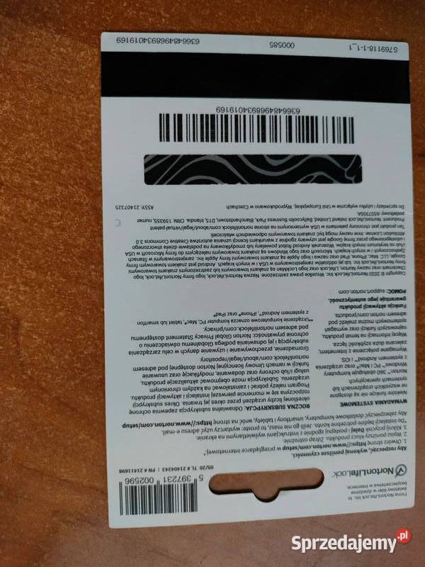 Program antywirusowy Norton 360 deluxe Górowo Iławeckie sprzedam