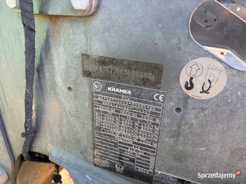 Lładowarka teleskopowa kramer 447 manitu jcb Solec